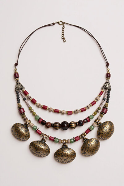 lumosart Üç Katmanlı Bohem Kolye