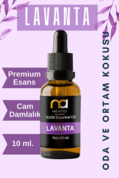 Me Ama Lavanta Aromalı Buhurdanlık Kokusu Uçucu Esansiyel Yağ 10 ml