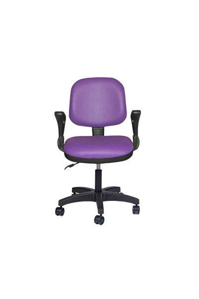 Türksit Kozmo Lux Kollu Çalışma Koltuğu Kumaş Lila