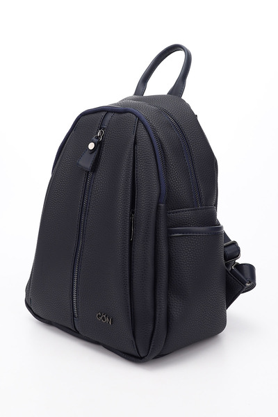 GÖNDERİ(R) Navy Blue Antique Gön Large Size Women's Backpack B6810