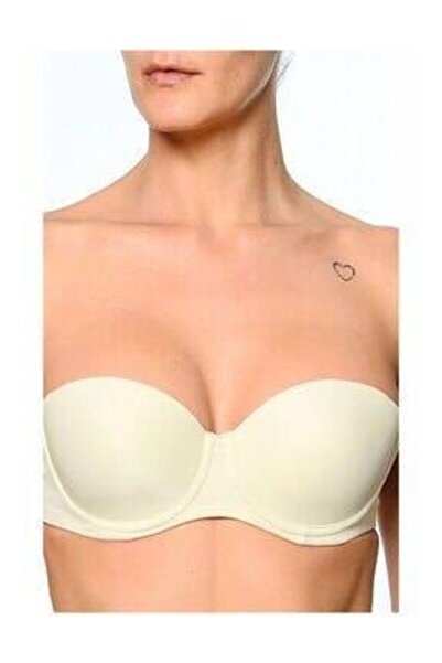 Pierre Cardin Women's Back Transparent Strap Strapless Unassisted Bra