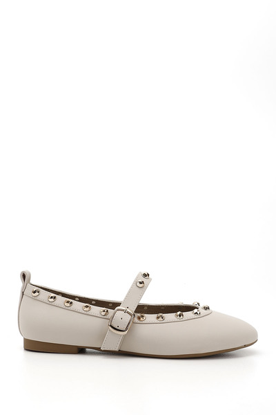 GÖNDERİ(R) Women / Girls Nude Fabric Trock Mary Jane Ballerinas