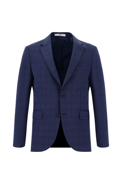 Kiğılı Plaid Patterned Slim Fit Woolen Suit
