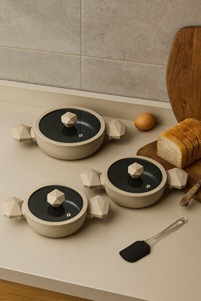 Gal 7 Piece Sahan Set Cream