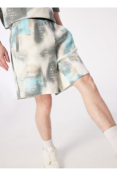 Armani Exchange Erkek Şort Beyaz