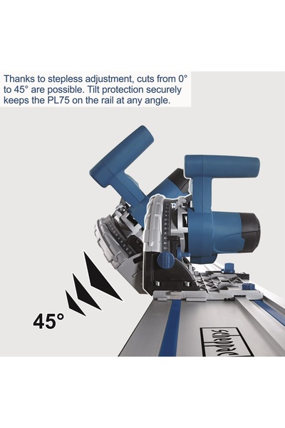 Scheppach PL75 1600W Raylı-Klavuzlu Dalma Tip Daire Testere