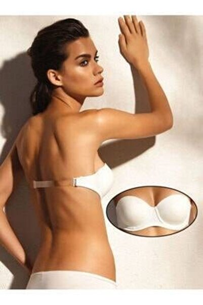 Pierre Cardin Γυναικείο σουτιέν χωρίς στράπλες με διάφανο λουράκι