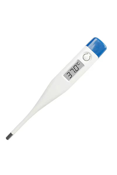 Choice مقياس حرارة رقمي أزرق عميق، قطعة واحدة، عالي الجودة، للاستخدام السريري عن طريق الفم وتحت الإبط والمستقيم، لقياس درجة حرارة الأطفال والبالغين