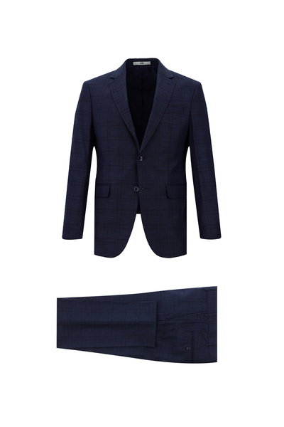 Kiğılı Plaid Patterned Slim Fit Suit