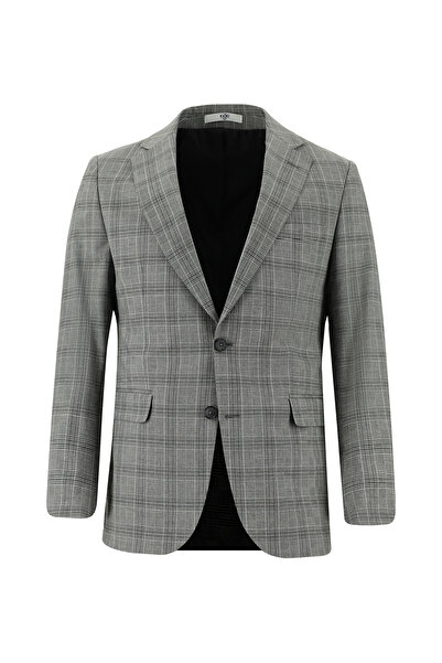 Kiğılı Relaxed Fit Comfortable Cut Classic Plaid Suit