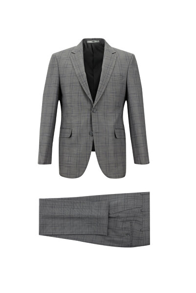 Kiğılı Slim Fit Slim Fit Plaid Suit