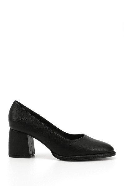 GÖNDERİ(R) Women's Black Medium Thick Platform Heeled Shoes