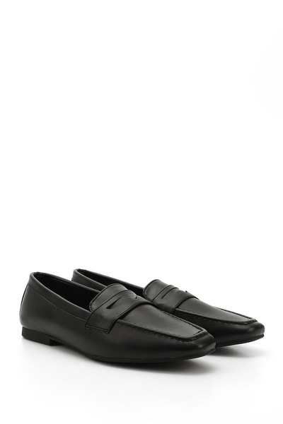GÖNDERİ(R) Women's Black Blunt Toe Ballerinas