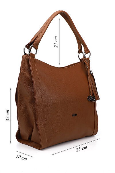 GÖNDERİ(R) Taba Gön Велика жіноча сумка з бахромою через плече B5602