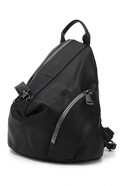 GÖNDERİ(R) Women's Black Handbag and Backpack