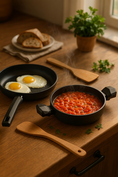 Gigilli Gal Pan and Pot Set (Black)