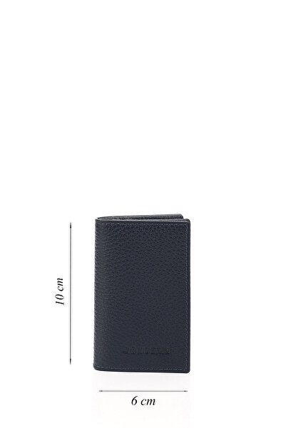 GÖNDERİ(R) Синій шкіряний унісекс-гаманець 06205