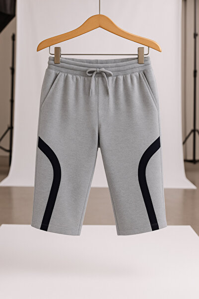 KozaLüks Erkek Diz Altı %100 Pamuk Kapri – Rahat Günlük Kapri