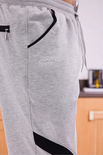 KozaLüks Men's Knee-Length 100% Cotton Capri – Comfortable Casual Capri