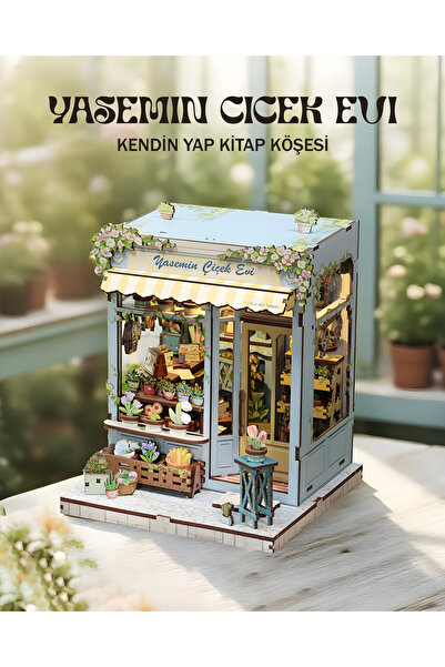 Emirgan DIY Book Nook – Jasmine Flower House DIY Book Nook Kit