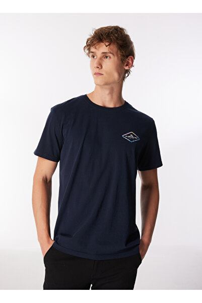 Quiksilver Lacivert Erkek T-Shirt EQYZT07667_OMNI LOCK