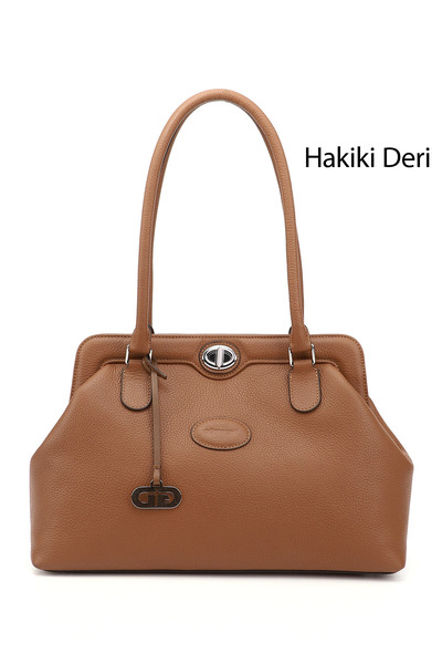 GÖNDERİ(R) Dámská / Dívčí taška Taba Floter z pravé kůže do ruky a přes rameno