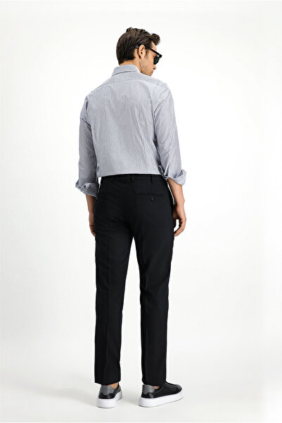 Kiğılı Slim Fit Slim Fit μάλλινο κλασικό υφασμάτινο παντελόνι