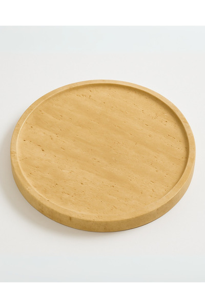 Modelce Natural Travertine Presentation Plate / Multi-Purpose Tray