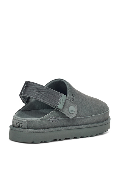 UGG Koyu Gri Kadın Deri Terlik 1138252