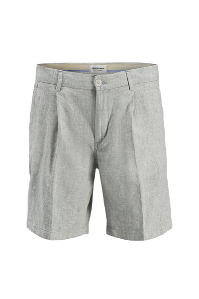 Jack & Jones Haki Erkek Tapered Fit Chino Şort JPSTACE JJCAIRO LINEN BLEND