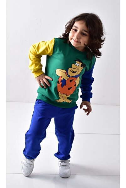 Banadamoda Boy's Printed Tracksuit Set