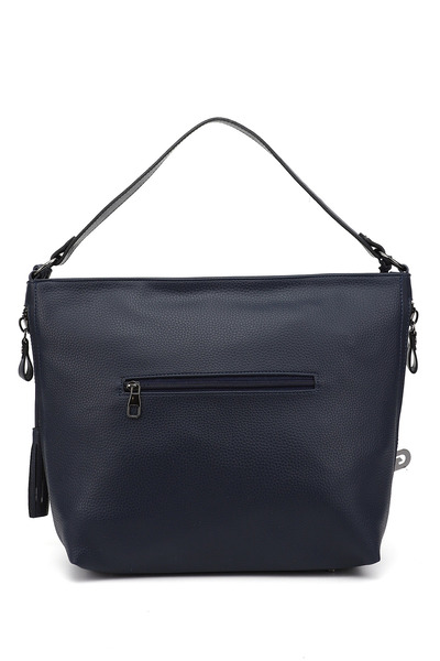 GÖNDERİ(R) Women/Girls Navy Blue Tassel Shoulder Bag