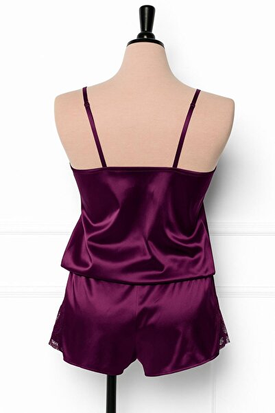 OEM Satin Pajamas – Two-Piece Set, Elegance and Comfort royal purple