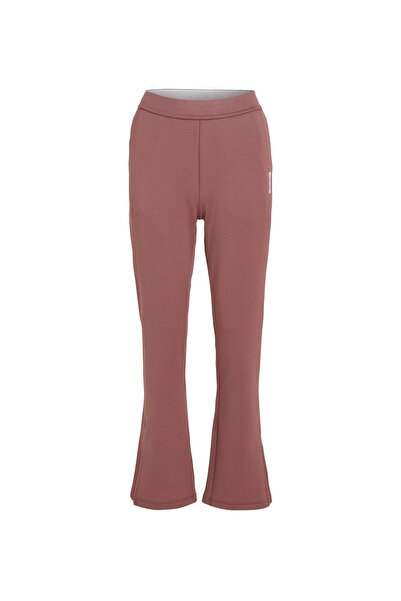 Calvin Klein 00GWS4P643LKO-PW - Knit Pant Kadın Pembe Lastikli Bel Normal Kalıp Eşofman Altı