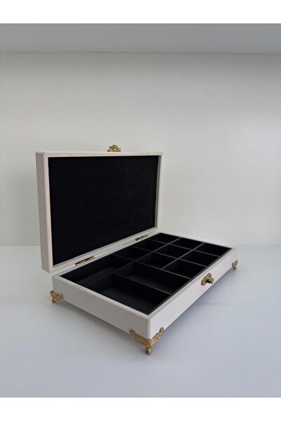 LARTEWOOD El Yapımı Ahşap Takı Kutusu - Şık ve Zarif Tasarım - Özel Tasarım -...