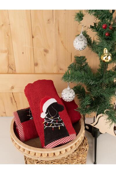 Baveno Бавовняний набір з 2 рушників розміром 45x70 см з вишитим візерунком