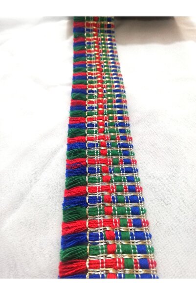 ALTAY AKSESUAR شرابة ملونة هامش 3 ألوان