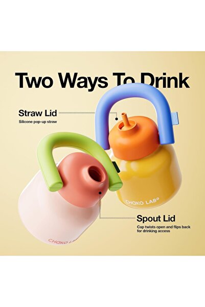 CHAKO LAB stainless steel vacuum insulated tumbler (Yellow&Blue)