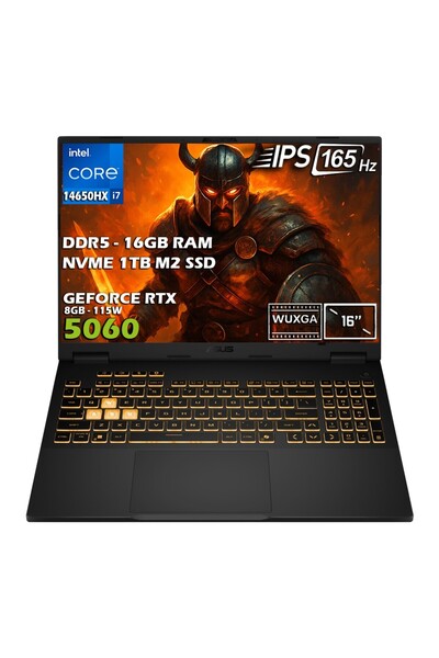 ASUS FX608JMR-RV024 i7-14650HX 16GB DDR5 1TB SSD RTX5060 8GB 16" 165Hz FreeDos