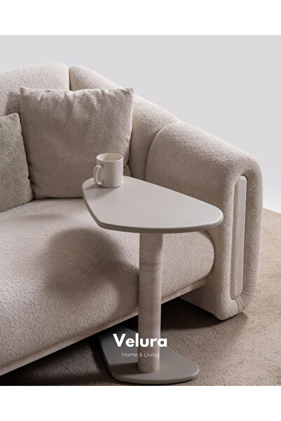 Velura Home & Living Hermes Üç Adet Üçlü Kanepe & 3'lü Koltuk (3+3+3) - Krem