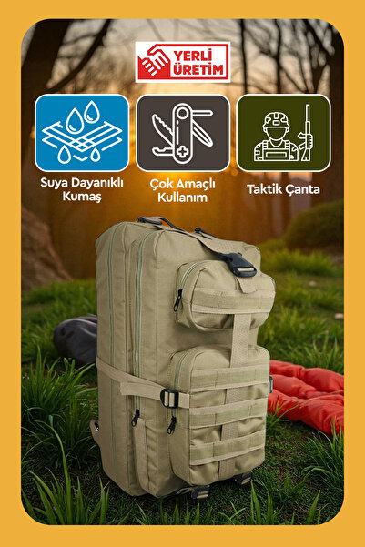 LIGHTINGHM 65 Lt Askeri Taktik Çanta, Dağcı Kamp Seyahat Çantası