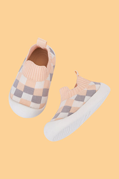 Mumenim Guula Baby Girl & Child Pink-White Comfortable Anti-Slip Orthopedic Sole First Step Shoes & Sneaker