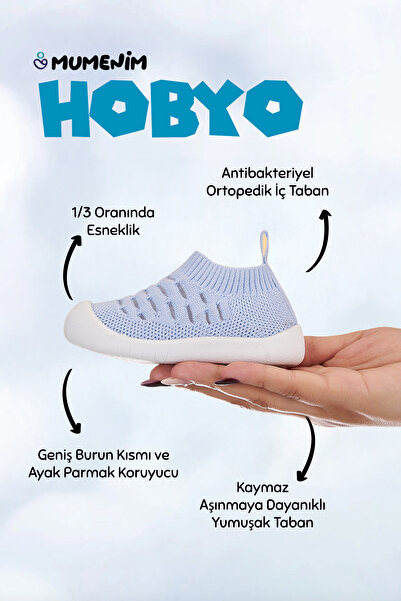 Mumenim Hobyo Unisex Baby&Child Orthopedic Sole Blue First Step Shoes&Sneaker&Daily Sports Shoes