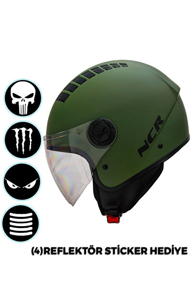 NCR Air Çenesiz Kask (Ece Belgeli)