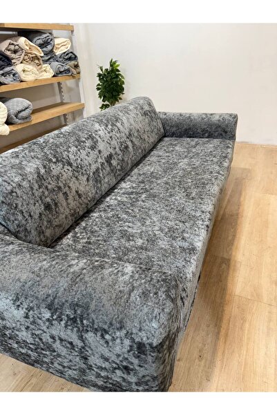 riselerhome Кадифе М'яка, пральна, не залишає плям, еластична кадифена накидка на диван, комплект чохлів на диван