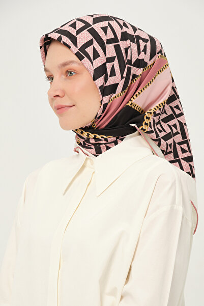 Madame Polo Eșarfă Twil Imprimată Multicoloră Anti-alunecare 90x90 Cm