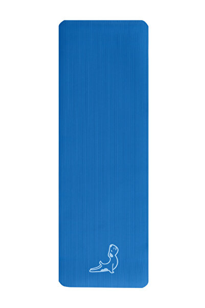 PETARYA Comfort Serisi 10 mm NBR Egzersiz Matı Pilates Minderi Mavi