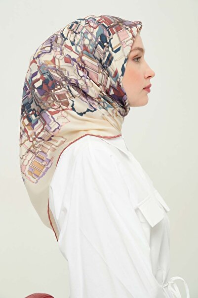 Madame Polo Eșarfă din raion cu model zilnic, anti-încrețire, anti-alunecare ...