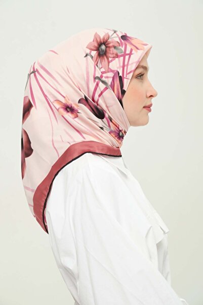 Madame Polo Шал от вискоза с мотиви, за ежедневна употреба, без гънки, неплъз...