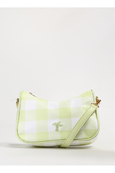 Fabrika Yeşil Kadın Omuz Çantası CHECK-MADHU